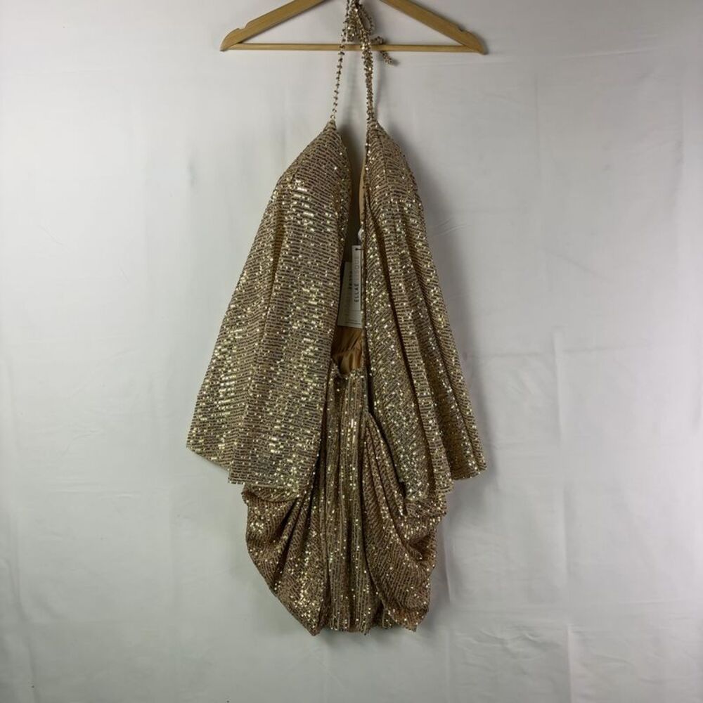Ellae Lisque Gold Party Dress